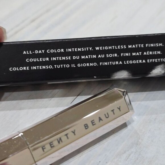 Fenty Beauty “Mattemoiselle” Lipstick – Ya Dig?! Blue, Plush Matte Finish, 1.7g - Picture 5 of 9